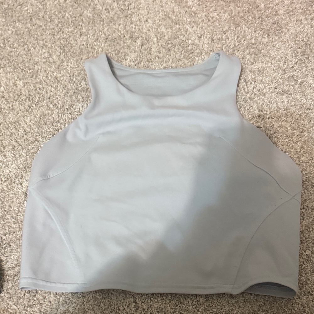 Women's Light Gray Sleeveless Top